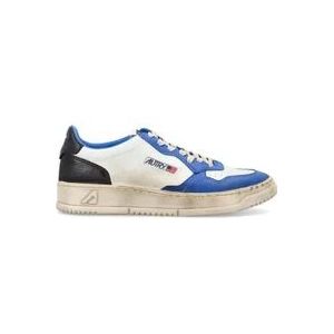 Autry Witte/Royal Leren Sneakers - Aw23 , White , Heren , Maat: 40 EU