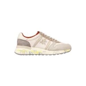 Premiata Lage Lander sneakers in beige, taupe, bruin , Multicolor , Heren , Maat: 41 EU