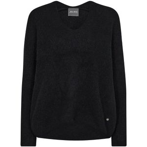MOS MOSH - Trui - Zwart - Gebreide Truien