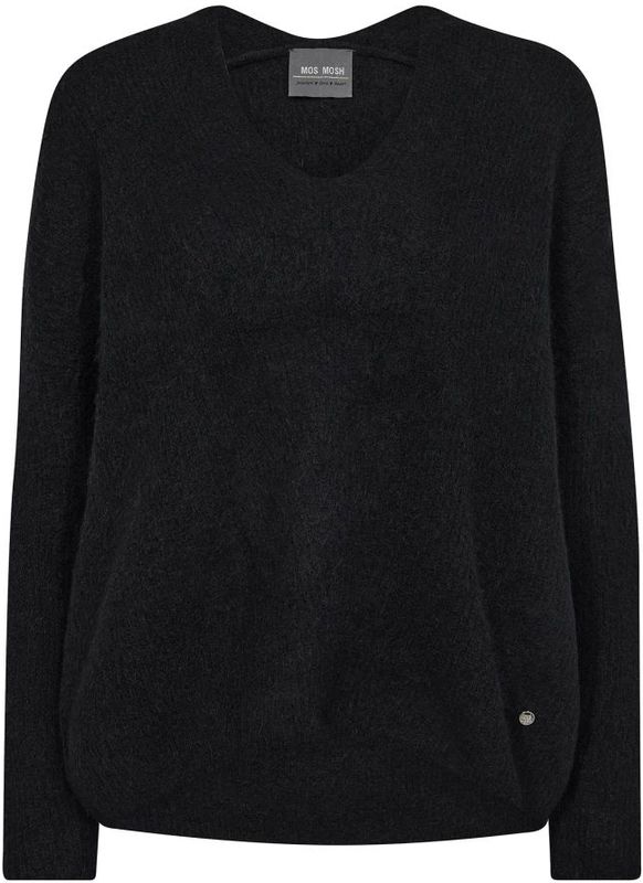 MOS MOSH - Trui - Zwart - Gebreide Truien