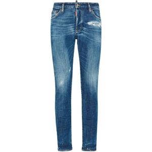 Dsquared2, Heren, Jeans, Blauw, Maat: M
