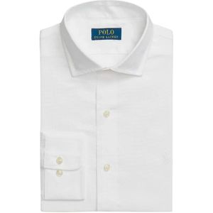 Ralph Lauren, Heren, Overhemden, Wit, Maat: M Katoen,