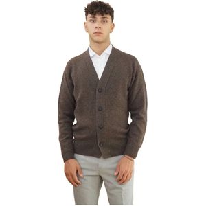 Barba, Heren, Truien, Bruin, Maat: 2XL Wol,