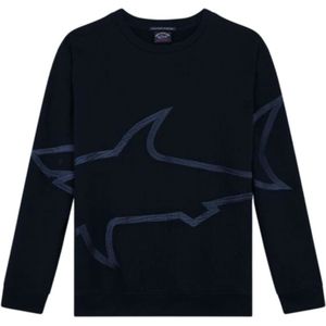 Paul & Shark, Heren, Sweatshirts & Hoodies, Blauw, Maat: XS