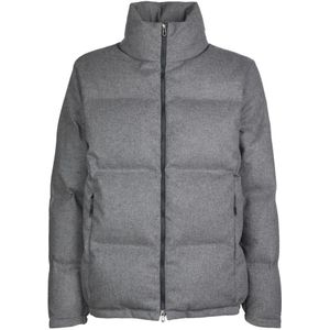 Sease, Heren, Jassen, Grijs, Maat: XL Leer,