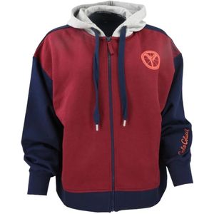 Carlo Colucci, Dames, Sweatshirts & Hoodies, Rood, Maat: L