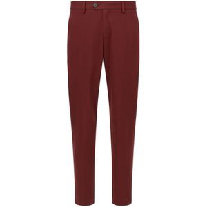 Boggi Milano, Heren, Broeken, Rood, Maat: W30 Katoen,