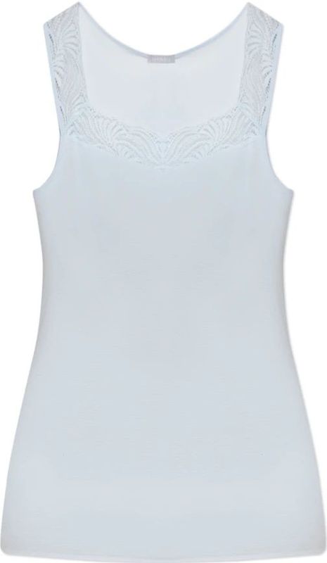 Hanro - Dana Top - Ondergoed - Blauw - Katoen