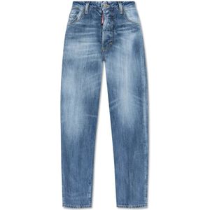 Dsquared2, Dames, Jeans, Blauw, Maat: 2XS Katoen,