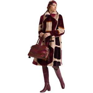 Maliparmi, Dames, Mantels, Veelkleurig, Maat: S Acryl,