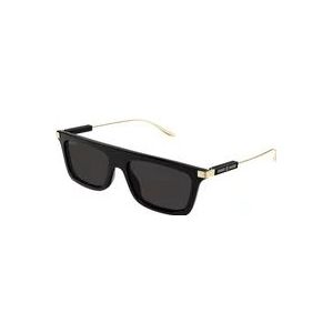 Gucci Stijlvolle Zonnebril Gg1437S 001 , Black , Heren , Maat: 55 MM