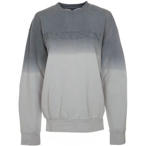 JW Anderson, Dames, Sweatshirts & Hoodies, Blauw, Maat: L Katoen,
