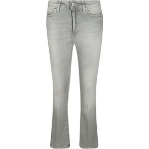 Dondup, Dames, Jeans, Grijs, Maat: W25 Katoen,