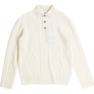 Burberry, Heren, Truien, Wit, Maat: M Wol,