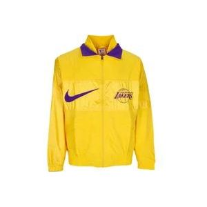 Nike NBA Courtside Lichtgewicht Jas , Yellow , Heren , Maat: XL
