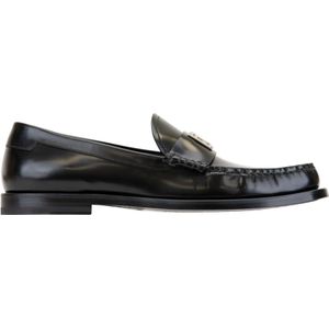 Leather - Loafers - Zwart - Classic Design
