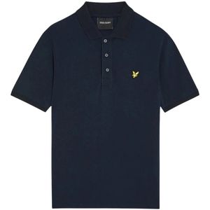 Lyle & Scott, Heren, Tops, Blauw, Maat: S Katoen,