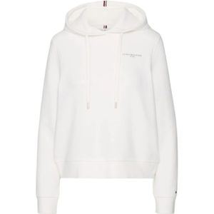 Tommy Hilfiger, Dames, Sweatshirts & Hoodies, Wit, Maat: S Katoen,