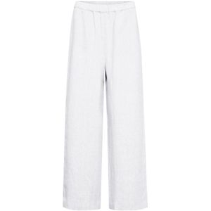 MOS Mosh, Dames, Broeken, Wit, Maat: XS Linnen,