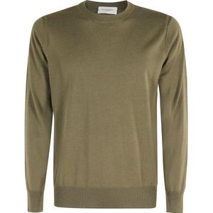 Paolo Pecora, Heren, Truien, Groen, Maat: XL Wol,