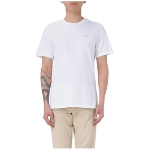 Barbour, Heren, Tops, Wit, Maat: L