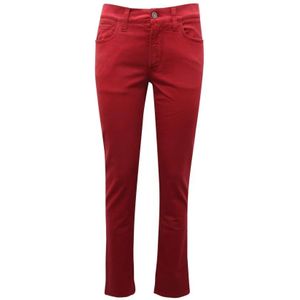 Dolce & Gabbana, Heren, Jeans, Rood, Maat: XS Katoen,