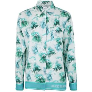 Max Mara, Dames, Blouses & Shirts, Groen, Maat: M