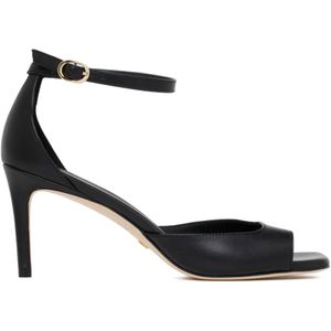 Stuart Weitzman, Dames, Schoenen, Zwart, Maat: 38 EU Leer,