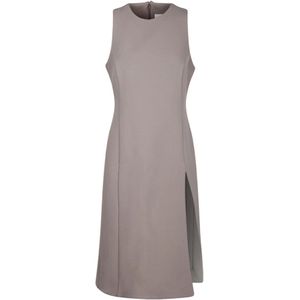 Ami Paris, Dames, Jurken, Grijs, Maat: XS Wol,