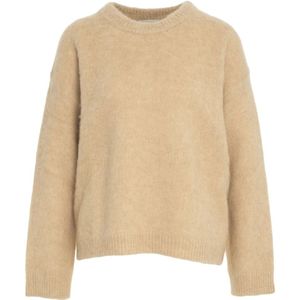 Jucca, Dames, Truien, Beige, Maat: S Wol,