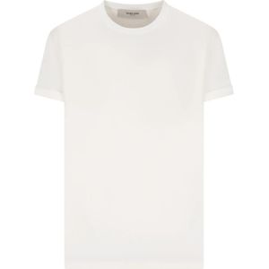 Golden Goose - T-shirt - Wit - 100% Katoen - Korte Mouwen