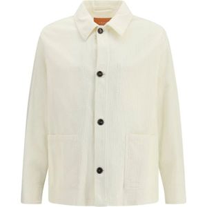 Cruna, Heren, Jassen, Beige, Maat: M Katoen,