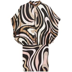 Pucci, Dames, Jurken, Veelkleurig, Maat: XS