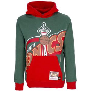 Mitchell & Ness, Heren, Sweatshirts & Hoodies, Veelkleurig, Maat: S Katoen,