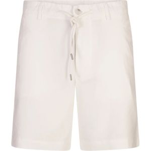Hugo, Heren, Korte broeken, Wit, Maat: M Linnen,