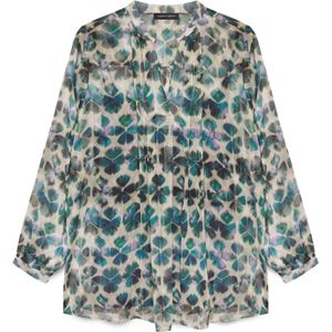 Fiorella Rubino, Dames, Blouses & Shirts, Veelkleurig, Maat: 2XL Poliester,
