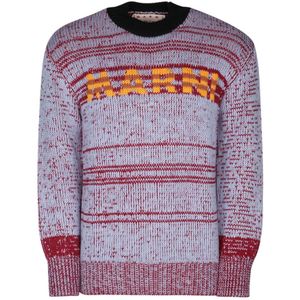 Marni, Heren, Truien, Veelkleurig, Maat: S Wol,