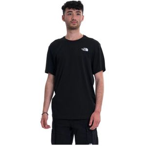 The North Face, Heren, Tops, Zwart, Maat: XL Katoen,