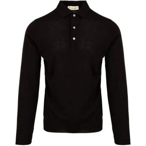 Filippo De Laurentiis, Heren, Tops, Zwart, Maat: M