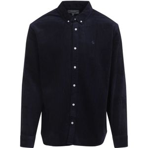 Carhartt WIP - Madison Cord Shirt - Overhemd - Blauw - Katoen