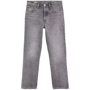 Levi's, Dames, Jeans, Grijs, Maat: W30 L28 Katoen,