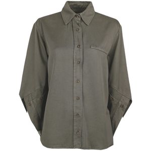 March23, Dames, Blouses & Shirts, Groen, Maat: S