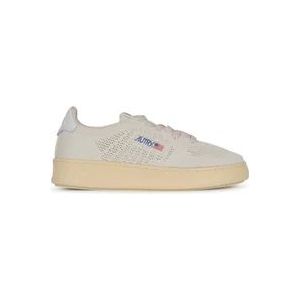 Autry Lage Easeknit Sneakers , White , Dames , Maat: 36 EU