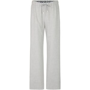 Stoffen broek met elastische band en tunnelkoord