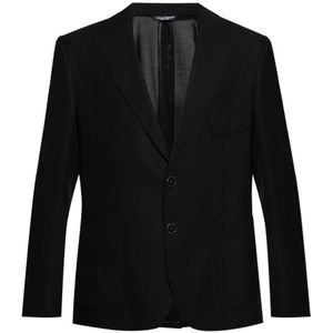 Dolce & Gabbana, Heren, Jassen, Zwart, Maat: 2XL