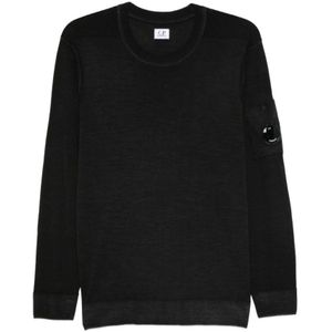C.p. Company, Heren, Truien, Zwart, Maat: XL Wol,