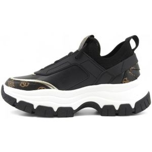 Guess - Braydin Logo - Hardloopschoenen - Zwart - Chunky Platformzool