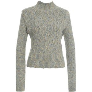 Pinko, Dames, Truien, Veelkleurig, Maat: M Leer,