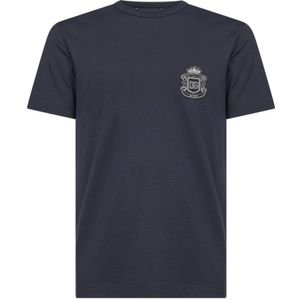 Dolce & Gabbana, Heren, Tops, Blauw, Maat: XS Katoen,