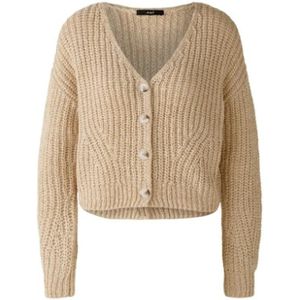 Oui, Dames, Truien, Beige, Maat: XL Katoen,